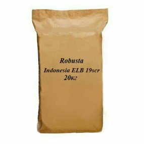 Кава зернова Robusta Indonesia ELB 19 scr  (Робуста Індонезія) (20 кг/м)